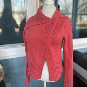 Wool blend sweater. Bought it at REI.